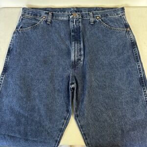 Wrangler Jeans 38x36 Cowboy Western Straight USA Original Fit Dark‎ Stone 13MWZ